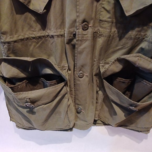 Manteau léger cargo militaire / Military coat kaki green - Picture 5 of 9